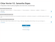 Tablet Screenshot of chloe-vevrier-vs-samantha-slopes.blogspot.com