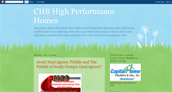 Desktop Screenshot of chb-highperformancehomes.blogspot.com