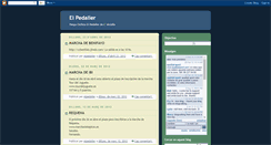 Desktop Screenshot of elpedalier.blogspot.com