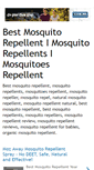 Mobile Screenshot of bestmosquitorepellent.blogspot.com