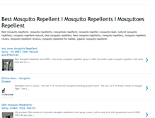 Tablet Screenshot of bestmosquitorepellent.blogspot.com