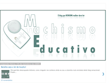 Tablet Screenshot of machismoeducativo.blogspot.com