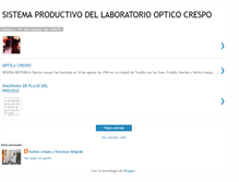 Tablet Screenshot of optica-crespo.blogspot.com