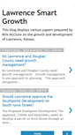 Mobile Screenshot of lawrencesmartgrowth.blogspot.com