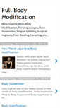 Mobile Screenshot of fullbodymodification.blogspot.com