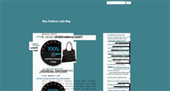 Desktop Screenshot of buyfashionladybag.blogspot.com