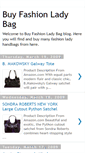 Mobile Screenshot of buyfashionladybag.blogspot.com