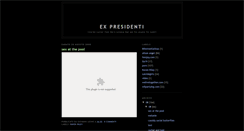 Desktop Screenshot of expresidenti.blogspot.com