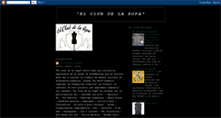 Desktop Screenshot of elclubdelaropa.blogspot.com
