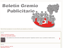 Tablet Screenshot of gremiopublicitario.blogspot.com