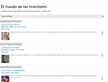 Tablet Screenshot of elmundodelosinventores.blogspot.com