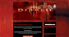 Desktop Screenshot of diablo3crack.blogspot.com