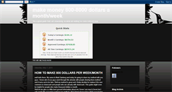 Desktop Screenshot of make800dollarsamonth.blogspot.com