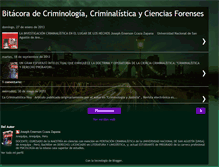 Tablet Screenshot of bitacoradelcentinela.blogspot.com