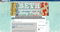 Desktop Screenshot of bethbeingcrafty.blogspot.com