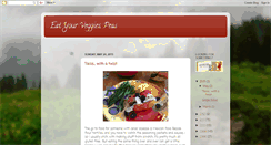 Desktop Screenshot of eatyourveggiespeas.blogspot.com