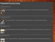 Tablet Screenshot of peacefulcountryliving.blogspot.com