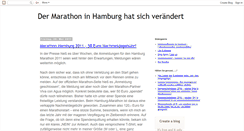 Desktop Screenshot of marathon-hamburg.blogspot.com