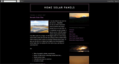 Desktop Screenshot of homesolarpanels.blogspot.com