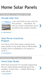 Mobile Screenshot of homesolarpanels.blogspot.com
