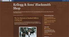 Desktop Screenshot of kelloggblacksmithshop.blogspot.com