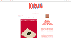 Desktop Screenshot of kirundraws.blogspot.com