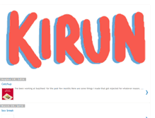 Tablet Screenshot of kirundraws.blogspot.com