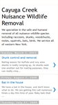 Mobile Screenshot of cayugacreekwildlife.blogspot.com
