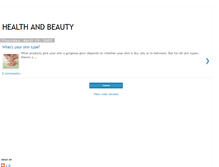 Tablet Screenshot of beautyandhealthy.blogspot.com