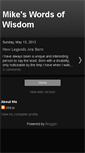 Mobile Screenshot of burgerswordsofwisdom.blogspot.com