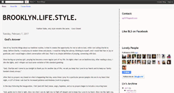 Desktop Screenshot of bklynlifestyle.blogspot.com