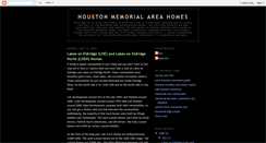 Desktop Screenshot of houstonmemorialhomes.blogspot.com