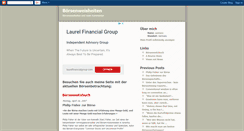 Desktop Screenshot of boersenweisheiten.blogspot.com