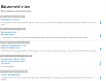 Tablet Screenshot of boersenweisheiten.blogspot.com