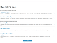 Tablet Screenshot of bassfishingguids.blogspot.com