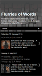 Mobile Screenshot of flurriesofwords.blogspot.com