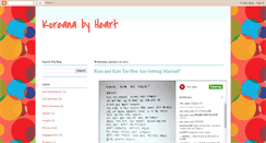 Desktop Screenshot of koreanabyheart.blogspot.com