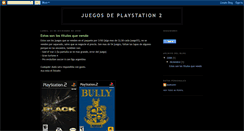 Desktop Screenshot of juegosdeplay2.blogspot.com