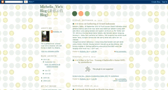 Desktop Screenshot of michellavie.blogspot.com