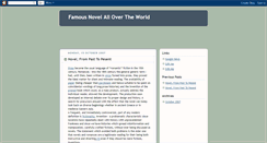 Desktop Screenshot of famous-novel.blogspot.com