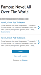Mobile Screenshot of famous-novel.blogspot.com