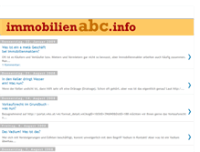 Tablet Screenshot of immobilienabc.blogspot.com