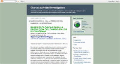 Desktop Screenshot of charlas-investigacion.blogspot.com