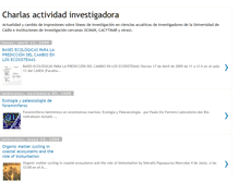 Tablet Screenshot of charlas-investigacion.blogspot.com