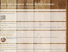 Tablet Screenshot of juventudesulriograndense.blogspot.com