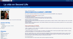 Desktop Screenshot of lavidaensecondlife.blogspot.com