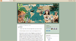 Desktop Screenshot of lenaundchris.blogspot.com