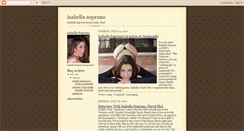 Desktop Screenshot of isabella-soprano.blogspot.com