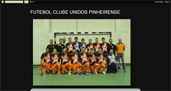 Desktop Screenshot of futebolclubeunidospinheirense.blogspot.com