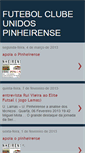 Mobile Screenshot of futebolclubeunidospinheirense.blogspot.com